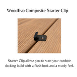 WoodEvo 5mm TruLock Compost Decking Clips Box - Universal Advanced Locking System