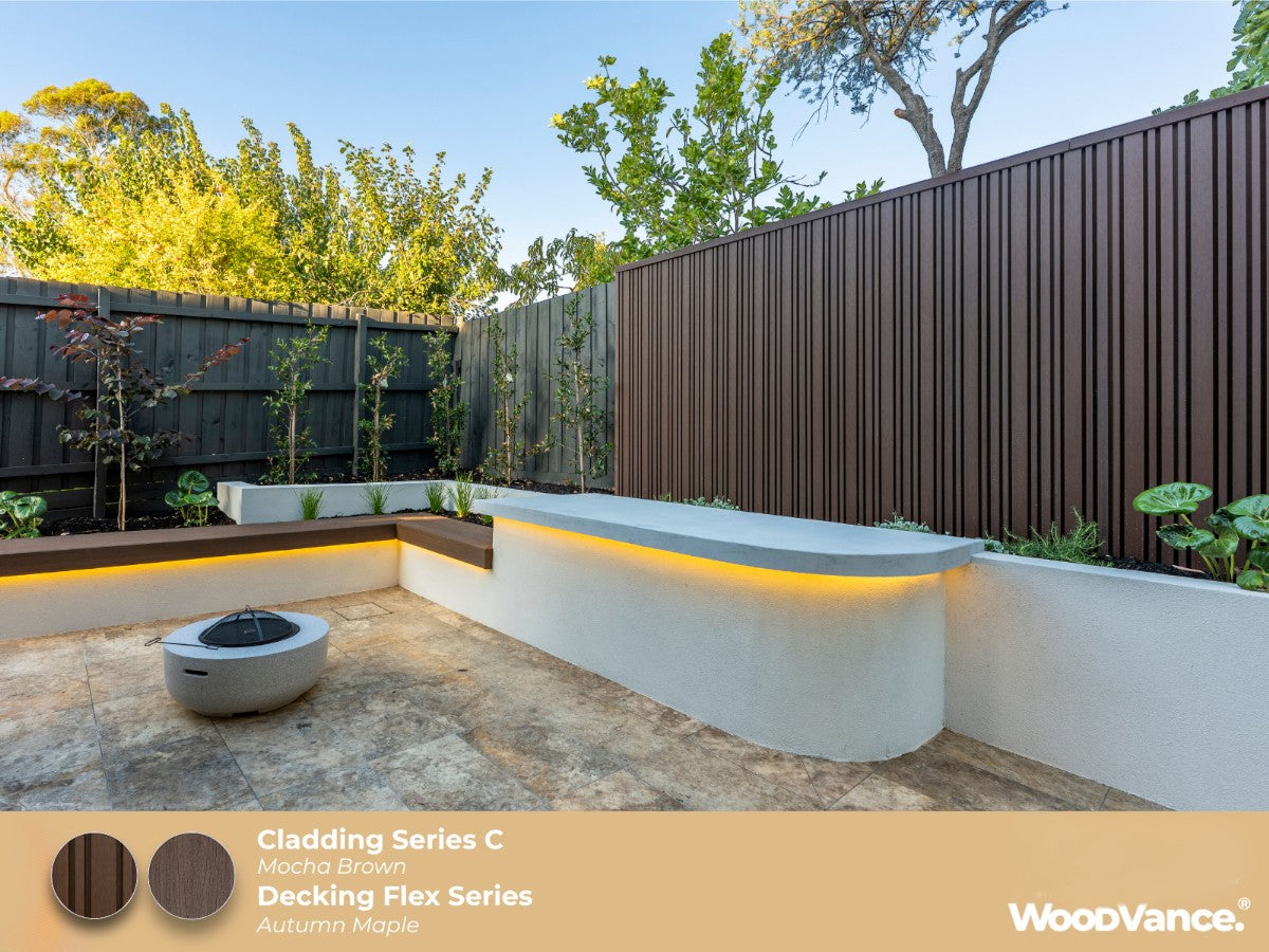 WoodVance Cladding Series C – Irregular 5-Hole Profile 5400 x 219 x 26mm