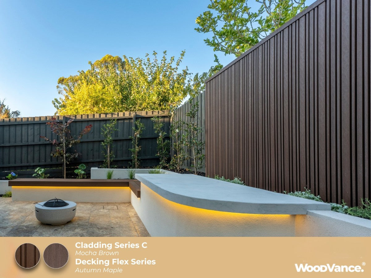 WoodVance Cladding Series C – Irregular 5-Hole Profile 5400 x 219 x 26mm