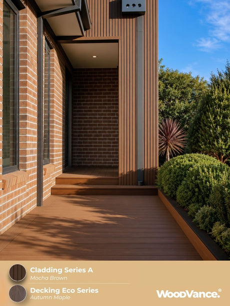 WoodVance Eco Series Dual-Tone Composite Decking Board 5400 x 138 x 23mm