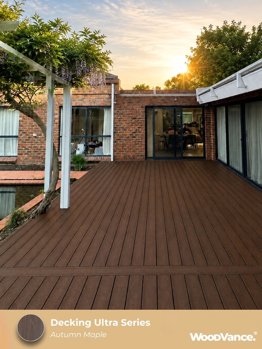 WoodVance Ultra Series Composite Decking Board 5400 x 140 x 23mm
