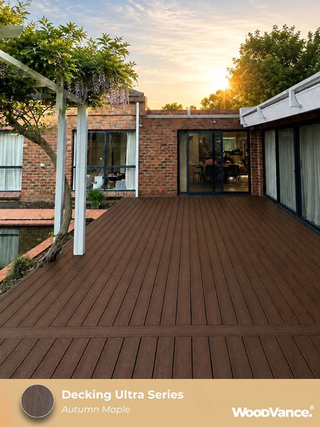 WoodVance Ultra Series Composite Decking Board 5400 x 140 x 23mm