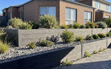 Concrete Sleepers Woodgrain Charcoal 200 x 100mm