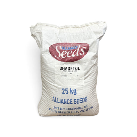 Alliance Seeds Shadetol shade-tolerant lawn seed mix 25kg bag