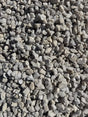 Close-up of Nailstorm Quarts white and grey crushed stone
