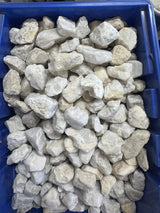 Sample of Nailstorm Quarts stones in a display tray