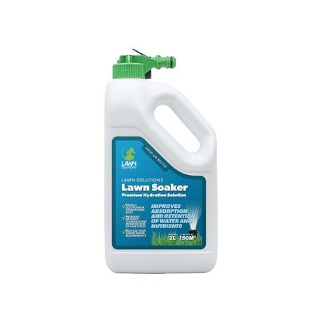 Lawn Solutions Soaker 2L Ready-To-Use Soil Wetter - Premium Hydration Solution for Water Repellent Soils