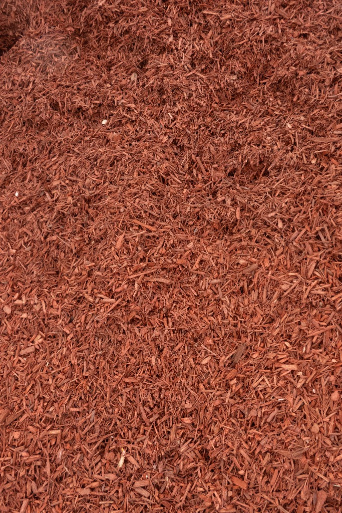 thin red mulch