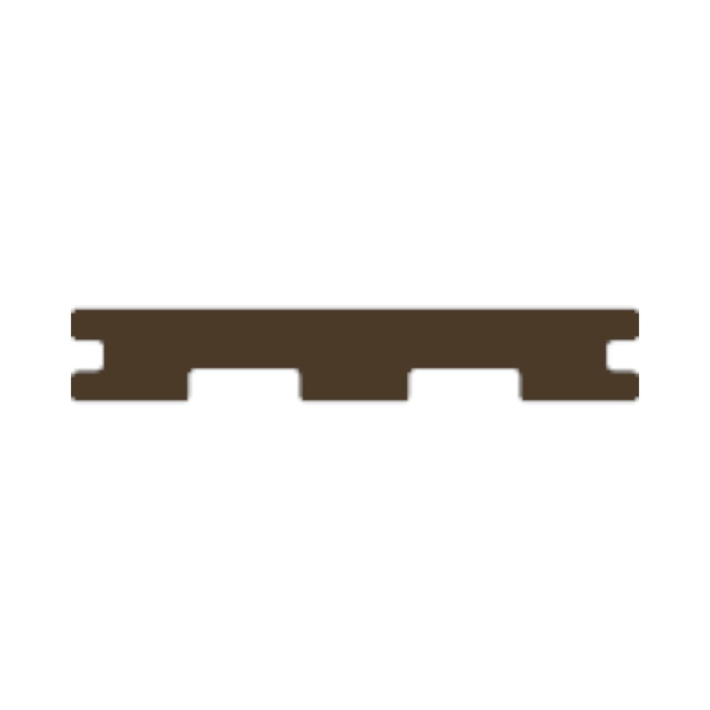 WoodEvo HOME Composite Grooved Decking Board 138mm x 23mm x 5.4m