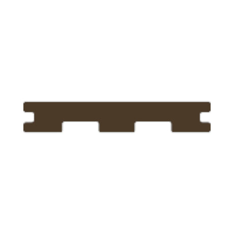 WoodEvo HOME Composite Grooved Decking Board 138mm x 23mm x 5.4m